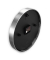Funkwanduhr Fidschi rosa silber Aluminium, Ø 30,0 cm