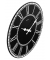 Wanduhr Rab schwarz Mitteldichte Holzfaserplatte (MDF), Ø 30,0 cm