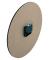Wanduhr Rab schwarz Mitteldichte Holzfaserplatte (MDF), Ø 30,0 cm