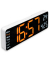 digitale Wanduhr Santa Cruz weiß Kunststoff 32,0 x 10,0 cm