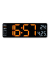 digitale Wanduhr Santa Cruz weiß Kunststoff 32,0 x 10,0 cm