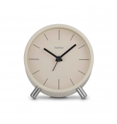 Funkwecker Flores beige Kunststoff 12,0 cm, Ø 11,0 cm