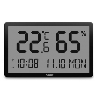 Lombok Thermometer schwarz