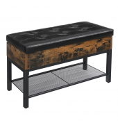 Schuhbank LSB46BXV1 braun, schwarz Kunstleder 70,0 cm