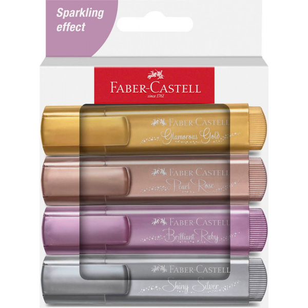 4005402546749 - Textmarker TL 46 Metallic 3 Strichstärken 1 2 5 mm Tinte auf Wasserbasis im 4er EtuiKarton farbsortiert Gold Silber Rubin und Rose 4005402546749 - Textmarker TL 46 Metallic 3 Strichstärken 1 2 5 mm Tinte auf Wasserbasis im 4er EtuiKarton farbsortiert Gold Silber Rubin und Rose