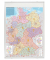 Postleitzahlenkarte Deutschland 1:750000 98x138cm magnetisch