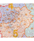 Postleitzahlenkarte Deutschland 1:750000 98x138cm magnetisch
