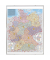 Postleitzahlenkarte Deutschland 1:750000 98x138cm magnetisch