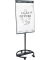 Flipchart SKETCH EASY round base, 7-153210, 105x68cm, wei&szlig;, mit Rollen