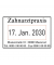 Stempel Printy mit Stempelplatte