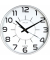 Wanduhr MAXI POP GREY 400094488 +Battterie metallgrau