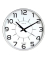 Wanduhr MAXI POP GREY 400094488 +Battterie metallgrau