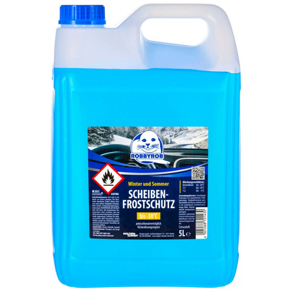 4001068701430 - Scheibenfrostschutz blau bis - 30 Grad  5 Liter Citrusduft 4001068701430 5000 Milliliter