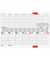 Querkalender 70-36 121 915, septant, 30,5x10,5cm (BxH), 2025
