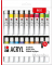 18 Marabu Basic Acrylfarben farbsortiert 18 x 12,0 ml