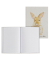 Notizbuch 26098-15, Hase, weiß, A5, punktkariert, 70g, 64 Blatt / 128 Seiten