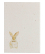 Notizbuch 26098-15, Hase, weiß, A5, punktkariert, 70g, 64 Blatt / 128 Seiten