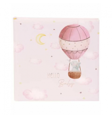 Fotobuch Baby Balloon Journey rosa