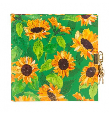 Tagebuch 44 548, Sunflower, 16,5x16,5cm (BxH), 96 Seiten