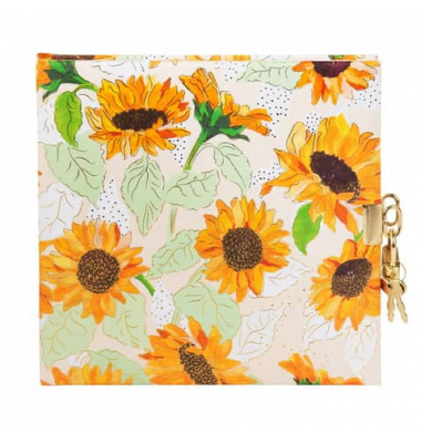 Tagebuch 44 549, Sunflower, 16,5x16,5cm (BxH), 96 Seiten