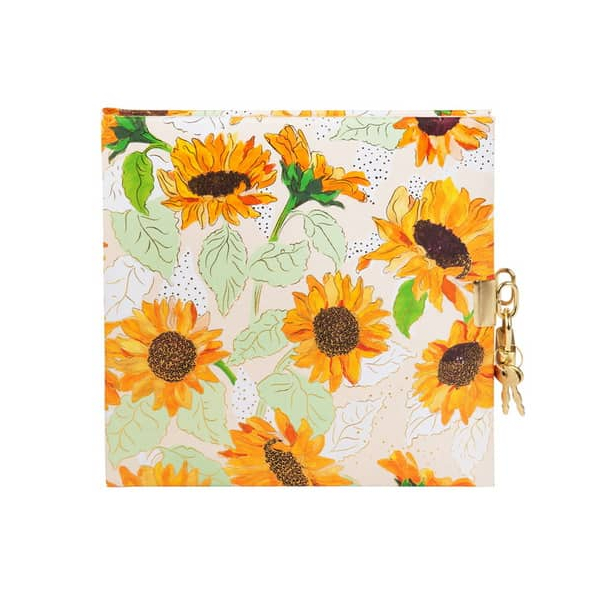 4009835445495 - Tagebuch Sunflower white 4009835445495 TURNOWSKY 4009835445495 - Tagebuch Sunflower white 4009835445495 TURNOWSKY