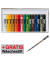 Stoffmalkreide Arts, PTS15/BN15-SET1, farbig sortiert, rund, Kugeldurchmesser 1mm