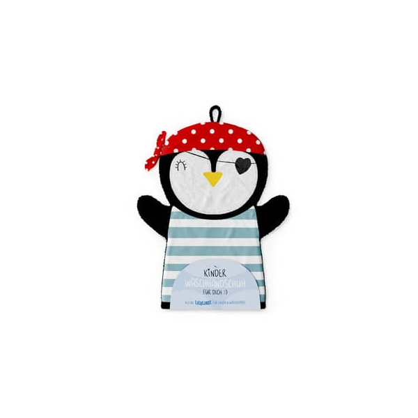 4027268325023 - Waschhandschuh Pinguin mehrfarbig Größe Einheitsgröße 4027268325023 FÜR DICH