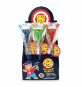 Bleistift Bleistift mit Schleuder, 958853, H&auml;rte weich, sortiert, mit Radiergummi