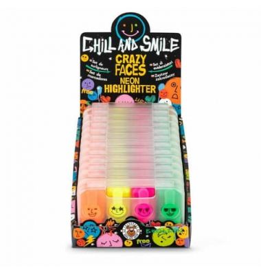 Textmarker 963659, Display, 4-farbig sortiert, 4mm Keilspitze