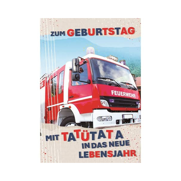 6 Stück Komma Geburtstagskarten 01-349 115mm x 165mm (BxH) 4057319013494 Komma³