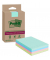 Haftnotizen 4645-RSSCOL4, Recycling Notes Super Sticky, 102x152mm, farbig sortiert (blau/rosa/gr&uuml;n), rechteckig
