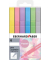 Textmarker Slim pastell, 551506, Etui, 6-farbig sortiert, 1-4mm Keilspitze
