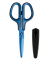 Schere Fitcut Curve - Premium Titanium, 17,5 cm, dunkelblau
