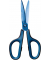 Schere Fitcut Curve - Premium Titanium, 17,5 cm, dunkelblau