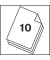 Locher Metall 10 Blatt rotgrau