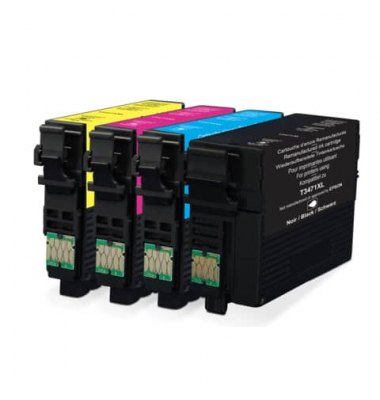 Druckerpatrone T34XL KF14232 (kompatibel mit Epson), farbig sortiert, ca. 1000&ndash;1100 Seiten