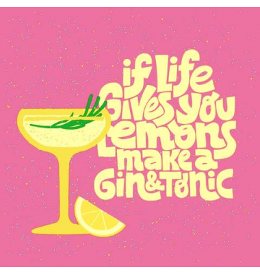 Motivserviette 25x25cm Kulinarik