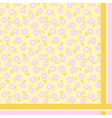 Motivserviette 25x25cm Fr&uuml;hjahr