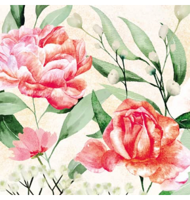 Motivserviette 33x33cm