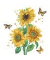 Motivserviette 25x25cm
