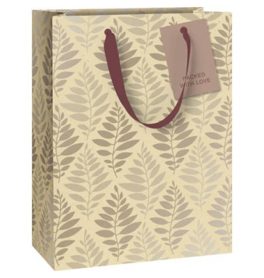 Geschenktasche 2544 5256 85 Solea, allgemein, Schleifenband mit Anhänger, Herbst Solea, 230mm x 300mm