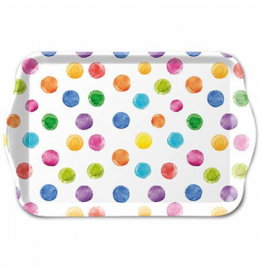 Tablett 13x21cm dots