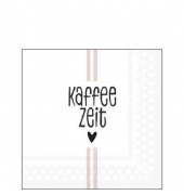 Motivserviette 25x25cm Kaffeezeit