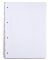 Collegeblock 040839000 Premio Twice, Lineatur 27 + Lineatur 28 / liniert+kariert mit Rand innen/außen, A4, 90g, rot, 80 Blatt