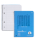Collegeblock 040834021 Premio, Lineatur 21 / liniert mit Rand innen, A5, 90g, blau, 80 Blatt