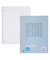 Collegeblock 040835026 Premio, Lineatur 26 / kariert mit weißem Rand, A4, 90g, grau, 80 Blatt