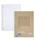 Collegeblock 040835030 Premio, Lineatur 30 / blanko, A4, 90g, beige, 80 Blatt