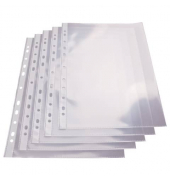 Prospekthüllen 1772095-00, A4 transparent genarbt, oben offen, 0,10mm