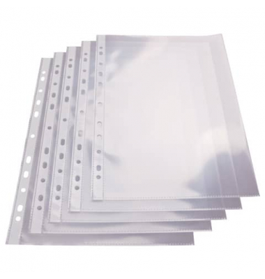 Prospekthüllen 1772095-00, A4 transparent genarbt, oben offen, 0,10mm
