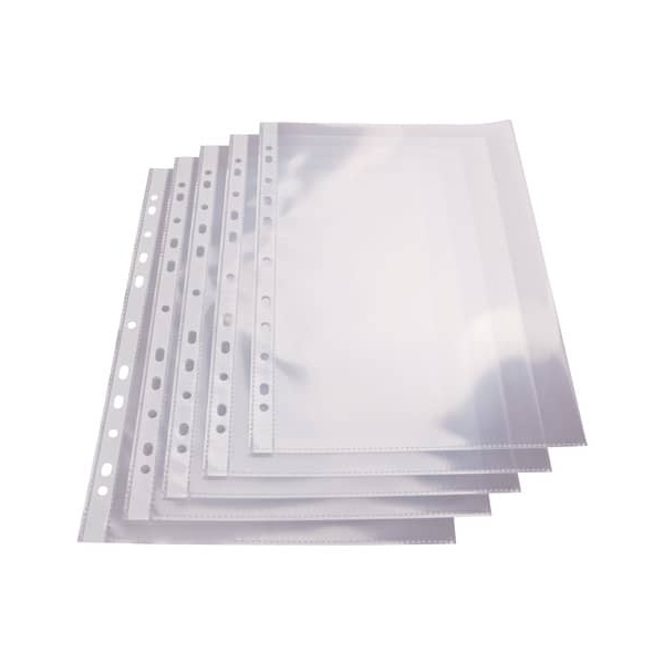 100 Stück Donau Prospekthüllen 1772095-00, A4 transluzent genarbt, oben offen, 0,1mm 9003106090440 Donau